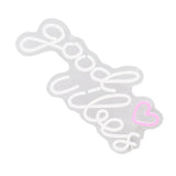 Neon Sign Good Vibes LED Light Acrylic USB Powered Wall Hang Neon Wall Decor for Bar Party Wedding Bedroom