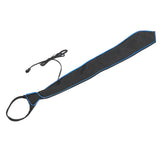 LED Necktie Lighting Modes Adjustable Polyester Key Switch Light Up Neck Tie for Carnival Music Festival Party - Rear View