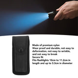 Flashlight Pouch Holder Nylon Portable Torch Flashlight Carry Case for Outdoor Camping Hunting Lighting