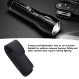 Flashlight Pouch Holder Nylon Portable Torch Flashlight Carry Case for Outdoor Camping Hunting Lighting