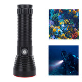 LED Dive Torch 5000k 2000LM IPX8 Waterproof Professional Underwater 100m Diving Flashlight