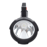 Handheld Spotlight Strong Light Waterproof Rechargeable Spotlight Flashlight LED Searchlight for Outdoor Camping Hiking - Front View