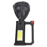 Handheld Spotlight Strong Light Waterproof Rechargeable Spotlight Flashlight LED Searchlight for Outdoor Camping Hiking