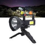 Handheld Spotlight Strong Light Waterproof Rechargeable Spotlight Flashlight LED Searchlight for Outdoor Camping Hiking - Extra Image