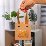 Flower Night Light Tulip Night Lamp Home Decoration Night Light Bedside Light for Office Bedroom Pink - Close-Up Angle