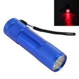 Infrared Vein Finder Portable Red LED Vein Finder Viewer Aluminum Infrared Vein LED Flashlight