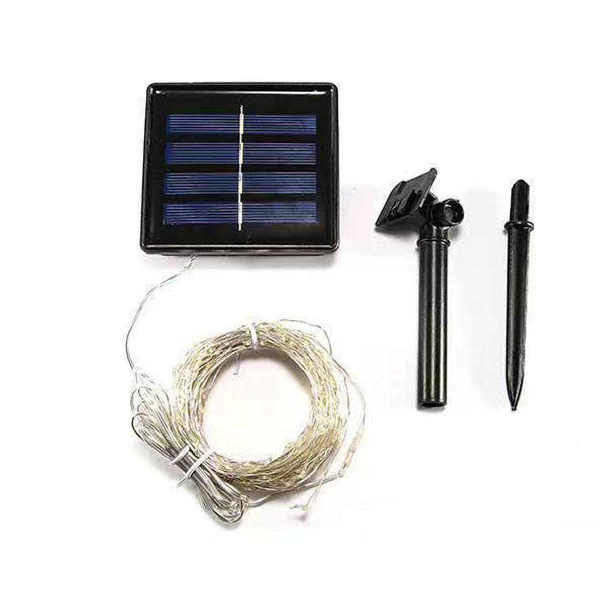 LED Solar Fairy Lights High Brightness Durable Copper Wire 50 LED Outdoor Solar String Lights 8 Modes Solar Lights 16.4ft