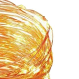 LED Solar Fairy Lights High Brightness Durable Copper Wire 50 LED Outdoor Solar String Lights 8 Modes Solar Lights 16.4ft
