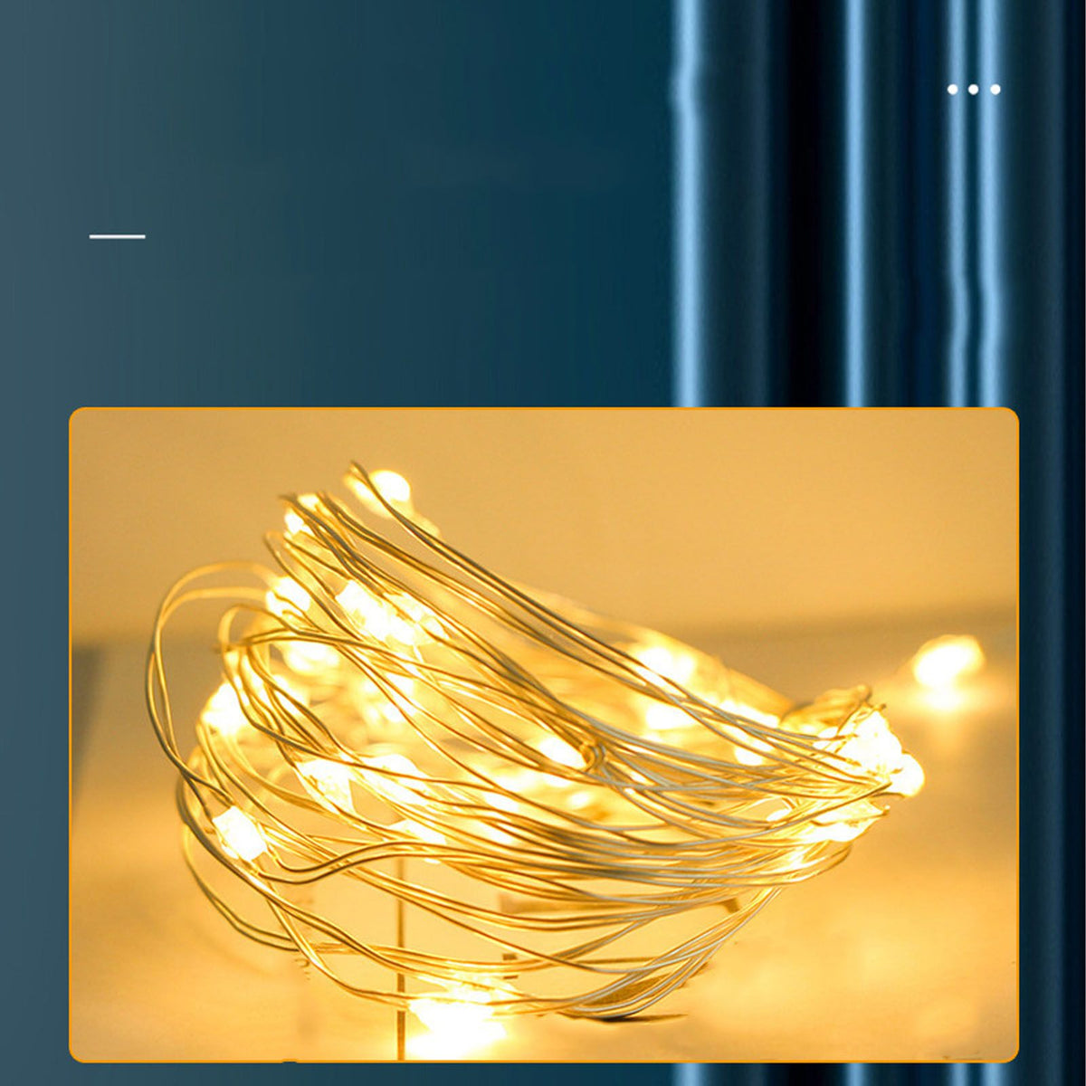 LED Solar Fairy Lights High Brightness Durable Copper Wire 50 LED Outdoor Solar String Lights 8 Modes Solar Lights 16.4ft