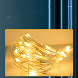 LED Solar Fairy Lights High Brightness Durable Copper Wire 50 LED Outdoor Solar String Lights 8 Modes Solar Lights 16.4ft