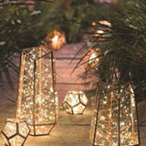 LED Solar Fairy Lights High Brightness Durable Copper Wire 50 LED Outdoor Solar String Lights 8 Modes Solar Lights 16.4ft