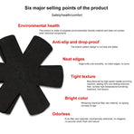 6Pcs Pan Protection Mat Stackable Insulation Pads Pot Trivet Pot Cookware Protector for Kitchen Gadgets