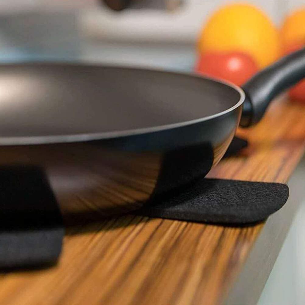 6Pcs Pan Protection Mat Stackable Insulation Pads Pot Trivet Pot Cookware Protector for Kitchen Gadgets
