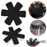6Pcs Pan Protection Mat Stackable Insulation Pads Pot Trivet Pot Cookware Protector for Kitchen Gadgets