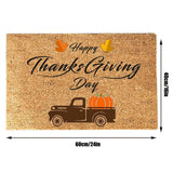 Funny Thanksgiving Doormat Anti Slip Door Mat Autumn Entryway Rug for Front Door Kitchen Bathroom Decor