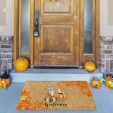 Funny Thanksgiving Doormat Anti Slip Door Mat Autumn Entryway Rug for Front Door Kitchen Bathroom Decor - Extra Image