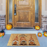Funny Thanksgiving Doormat Anti Slip Door Mat Autumn Entryway Rug for Front Door Kitchen Bathroom Decor