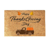 Funny Thanksgiving Doormat Anti Slip Door Mat Autumn Entryway Rug for Front Door Kitchen Bathroom Decor