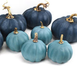 16Pcs Artificial Autumn Pumpkins Fake Foam Pumpkins for Halloween Thanksgiving Halloween Decoration - Low Angle