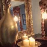 Skeleton Lamp Halloween 3D LED Skeleton Lamp Haunted House Ornament Prop Gifts for Birthday - 45-Degree Angle