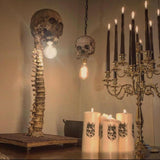 Skeleton Lamp Halloween 3D LED Skeleton Lamp Haunted House Ornament Prop Gifts for Birthday - Close-Up Angle