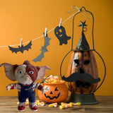 Movie Doll Simulation Horror Doll Decorations Desktop Resin Ornaments for Garden Living Room Bedroom