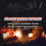 Halloween Jointed Fingers Halloween Cosplay Props Horror Joint Claw Toy for Masquerade Party - 45-Degree Angle