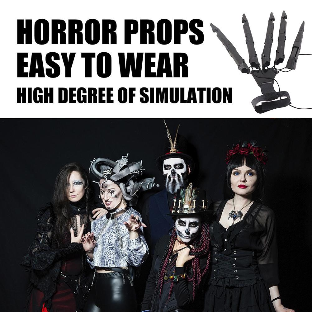 Halloween Jointed Fingers Halloween Cosplay Props Horror Joint Claw Toy for Masquerade Party