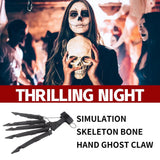 Halloween Jointed Fingers Halloween Cosplay Props Horror Joint Claw Toy for Masquerade Party - Top-Down View
