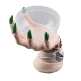 Halloween Witch Hands Snack Bowl Stand Snack Basket Resin Desktop Ornament for Halloween Festival Xmas Party Home Party - Top-Down View