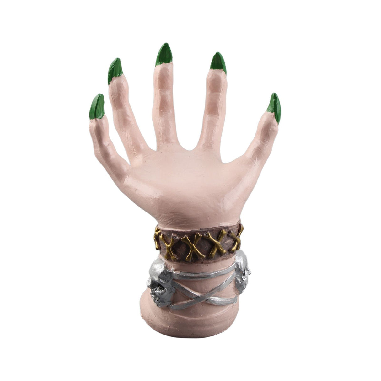 Halloween Witch Hands Snack Bowl Stand Snack Basket Resin Desktop Ornament for Halloween Festival Xmas Party Home Party