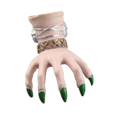 Halloween Witch Hands Snack Bowl Stand Snack Basket Resin Desktop Ornament for Halloween Festival Xmas Party Home Party