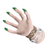 Halloween Witch Hands Snack Bowl Stand Snack Basket Resin Desktop Ornament for Halloween Festival Xmas Party Home Party