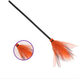 5Pcs Halloween Witch Brooms Plastic Witch Broomstick Wizard Flying Broom for Halloween Party Haunted House Decoration