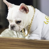 Dog Chain Pet Dog Metal Gold Collar Necklace Pet Jewelry Accessories for Four Seasons