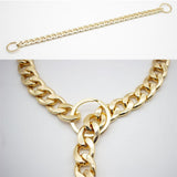Dog Chain Pet Dog Metal Gold Collar Necklace Pet Jewelry Accessories for Four Seasons