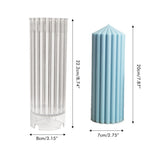 Coarse Rack Tip Scented Candle Mold Geometric Shape Plastic Candle Making Molds for Making Paraffin Wax and Carnauba Wax