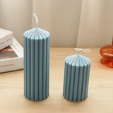 Coarse Rack Tip Scented Candle Mold Geometric Shape Plastic Candle Making Molds for Making Paraffin Wax and Carnauba Wax