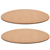 Eco Friendly Plastic Sheet Cork Flowerpot Pad Cork Plastic Sheet Plastic Cork Pad - Front View