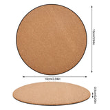 Eco Friendly Plastic Sheet Cork Flowerpot Pad Cork Plastic Sheet Plastic Cork Pad