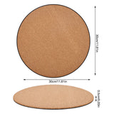 Eco Friendly Plastic Sheet Cork Flowerpot Pad Cork Plastic Sheet Plastic Cork Pad