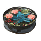 Transparent Christmas Wreath Storage Bag Portable Holiday Wreath Container Decoration Garland Organizer - Front View