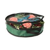 Transparent Christmas Wreath Storage Bag Portable Holiday Wreath Container Decoration Garland Organizer - Close-Up Angle