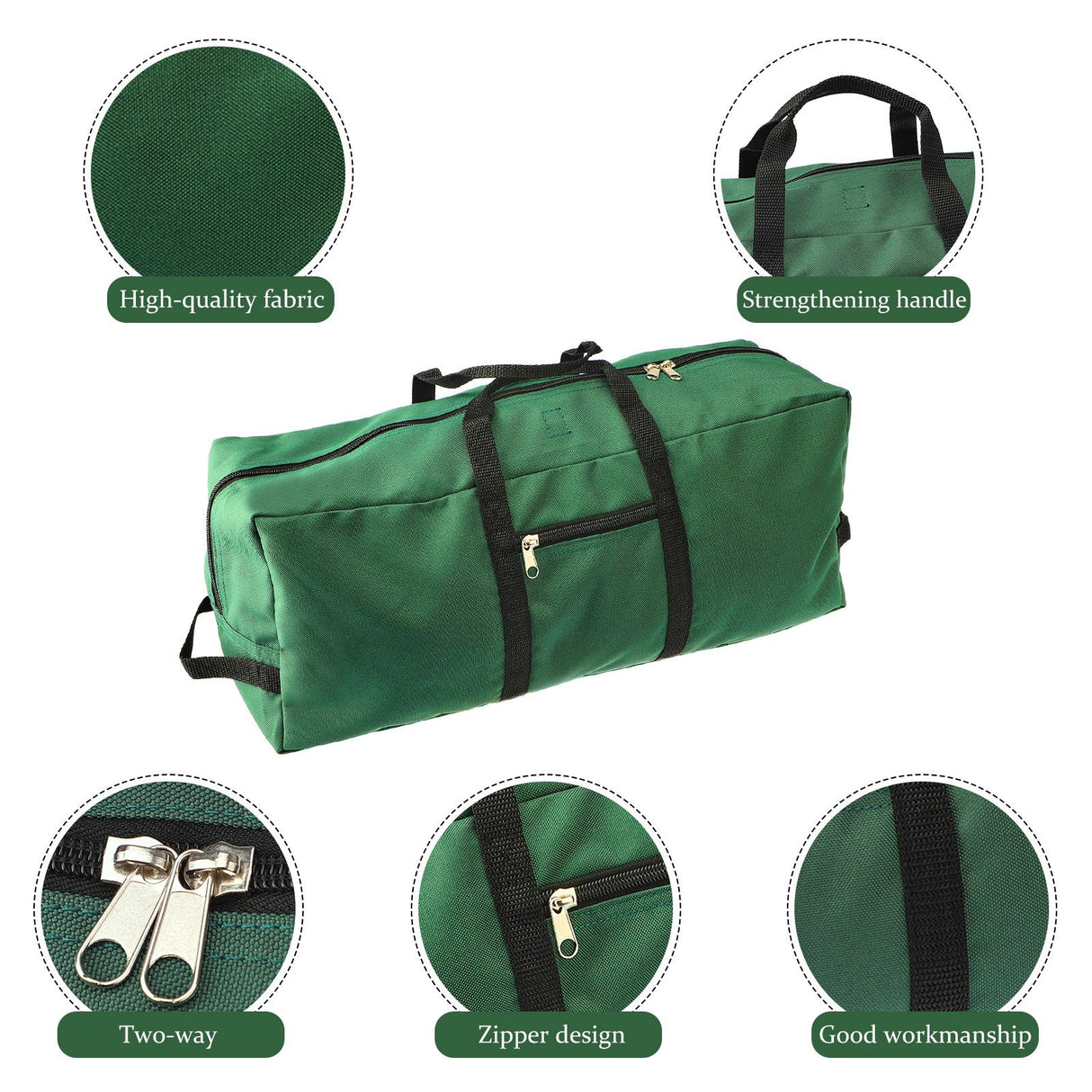 Christmas Tree Storage Bag 600D Oxford Cloth with Handle for 7in Tall Detachable Tree Red 152.4x50.8x63.5cm