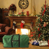 Christmas Tree Storage Bag 600D Oxford Cloth with Handle for 7in Tall Detachable Tree Red 152.4x50.8x63.5cm - Extra Image