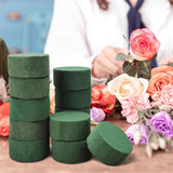 12pcs Floral Foam Round Dried Flower Foam Blocks Handmade Flower Arrangement Materials - Extra Image