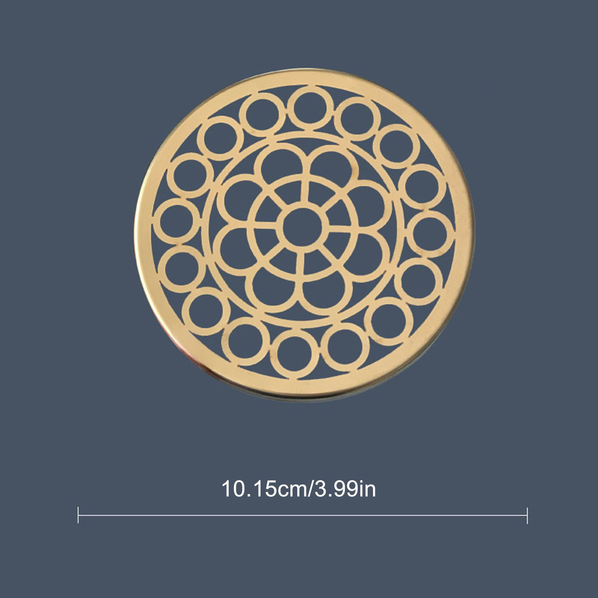 Flower Insert Lid Metal Grid for home centerpiece 15.2cm diameter