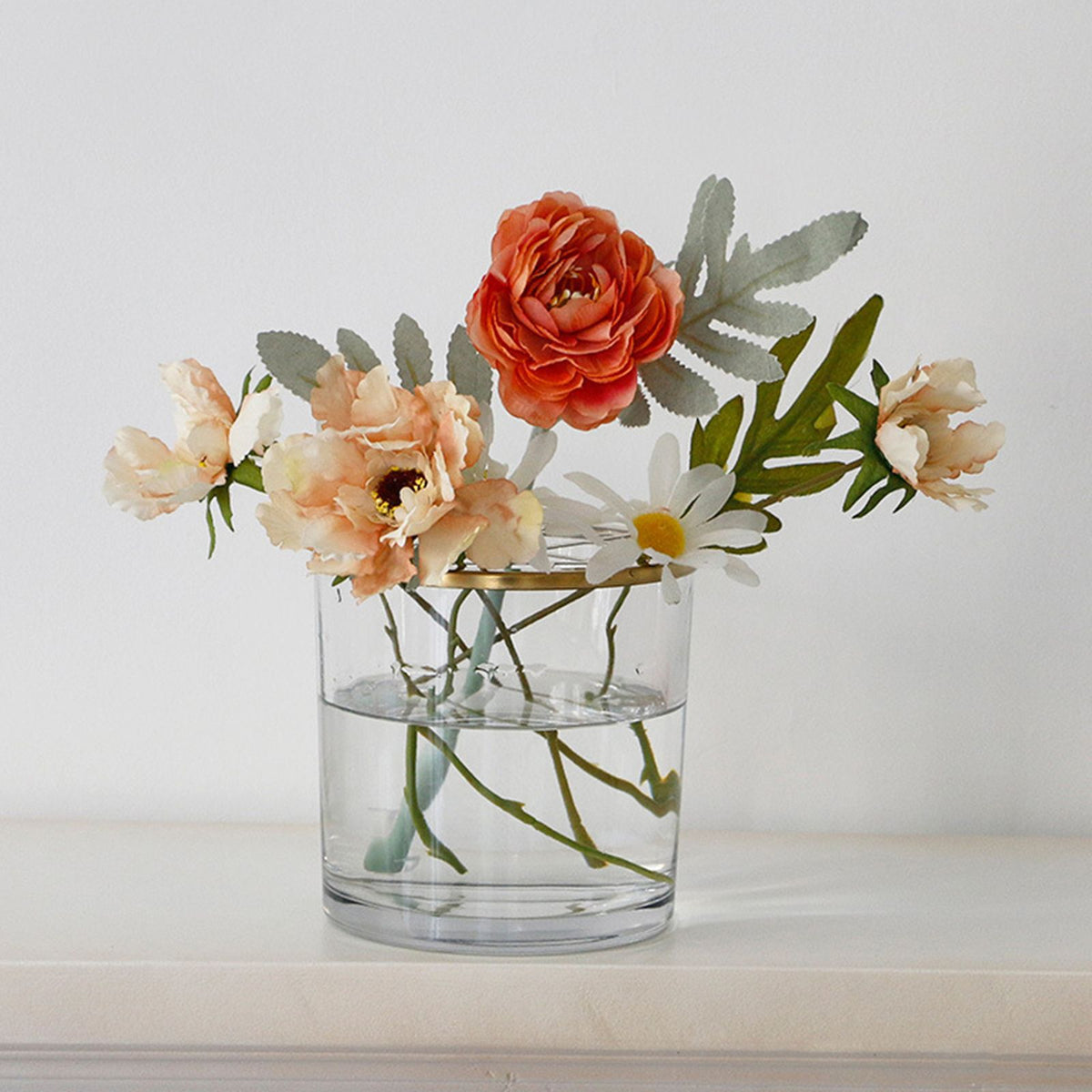 Flower Insert Lid Metal Grid for home centerpiece 15.2cm diameter