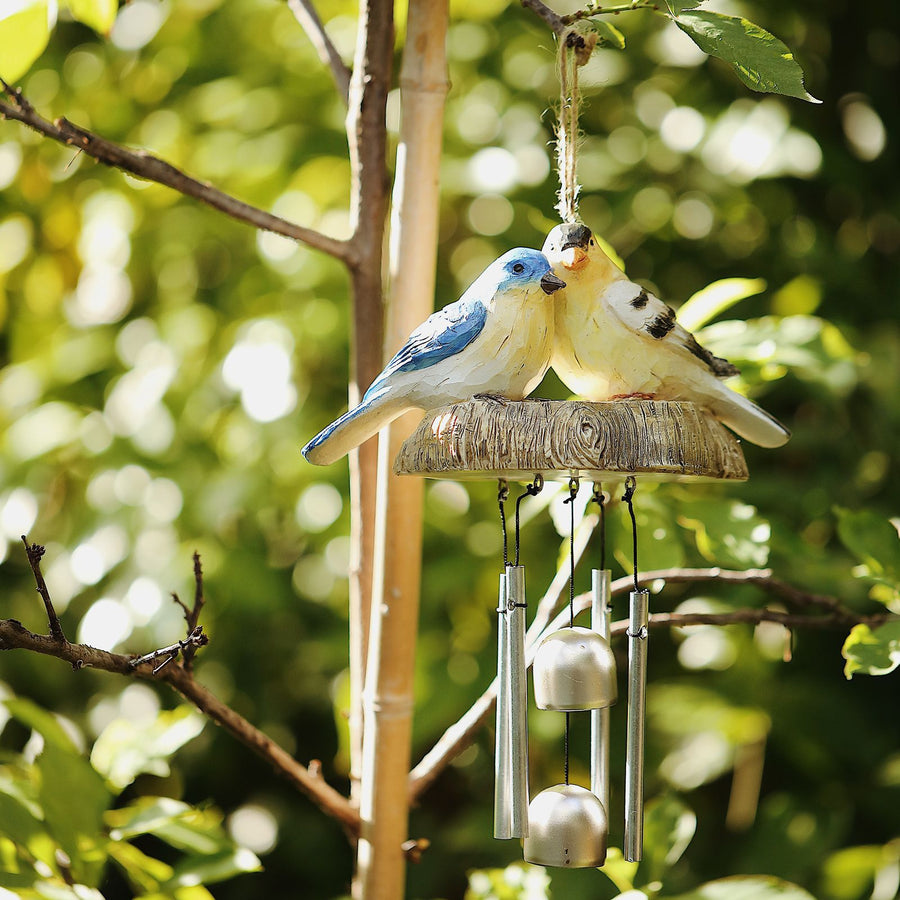 Rustic Bird Wind Chimes Outdoor Hanging Wind Chime Home Patio Decoration