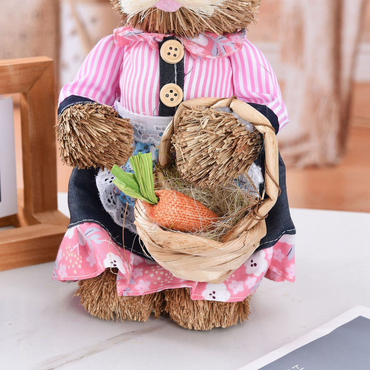 Rustic Easter Home Decor - Bunny Figurine Party Supplies